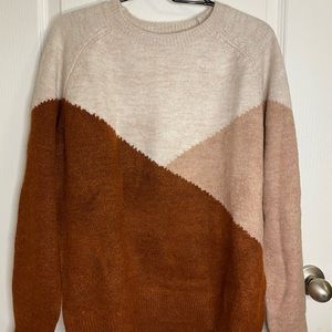 Colorblock Shein Sweater